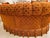 Velvet Burnt Orange Round Sofa For Sale - Image 4 of 7
