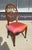 Early 21st Century 7 Piece 5ft Round Dining Set With Coral Upholstery For Sale - Image 5 of 18