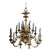 19th Century Gilt Bronze Chandelier, France, 1890s For Sale