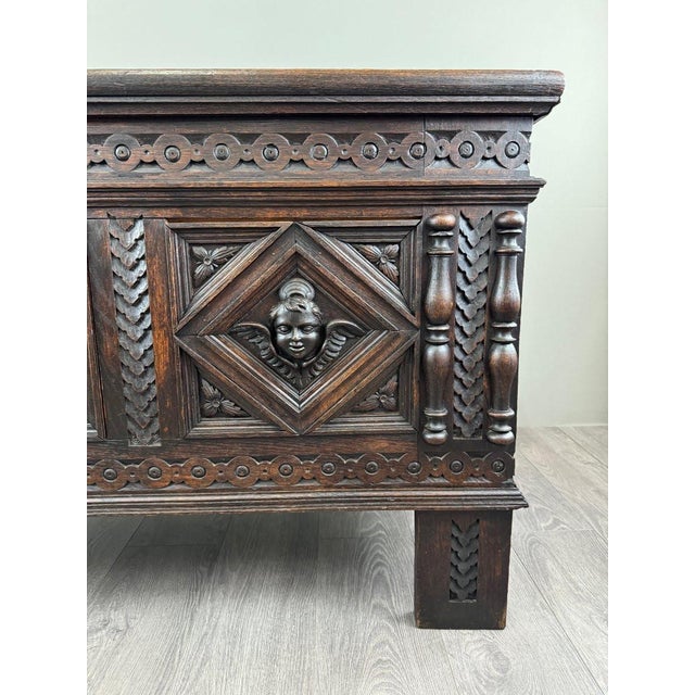 Antique 19th Century Neo-Renaissance Chest For Sale - Image 12 of 13