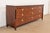 French Baker Furniture French Empire Cherry Wood Triple Dresser or Credenza, Newly Refinished For Sale - Image 3 of 11