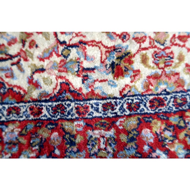 Textile 1970s, Vintage Indian Rug 2.1' X 3.9' For Sale - Image 7 of 13