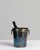 Mid 20th Century France Teal Silver Ice Bucket For Sale - Image 14 of 15