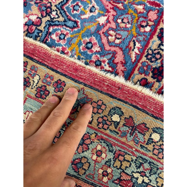 Botanical Pastel Rug 8.10 x 12.8 For Sale - Image 12 of 13