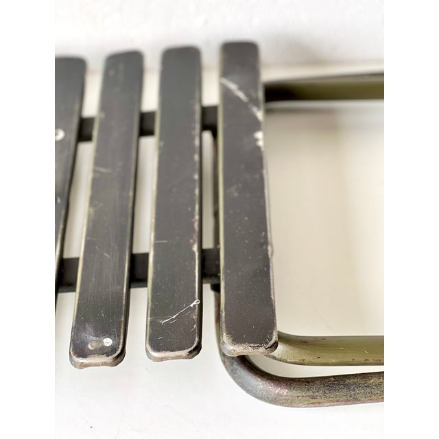 Industrial Folding Metal Chair, 1970s For Sale - Image 14 of 18