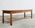 Early 20th Century Country French Provincial Fruitwood Farmhouse Trestle Dining Table For Sale - Image 5 of 12