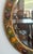 Wood Round Barbola Bevel Mirror With Relief of Fruit From England (Diameter 22 1/4) For Sale - Image 7 of 9
