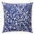 The House of Scalamandré Bali Floral Outdoor Pillow, Ultramarine For Sale