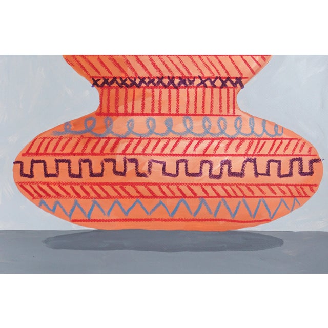 Burnt Orange 2024, Figurative Still Life Painting Diptych For Sale - Image 8 of 9
