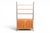 Mid 20th Century 1950s Scandinavian Design Teak Bookcase With Black Lacquered Uprights For Sale - Image 5 of 5
