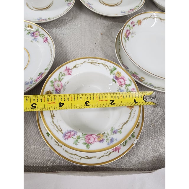 1950s Limoges Tea and Coffee Set. c.h. Field Haviland - 44 Pieces For Sale - Image 12 of 12
