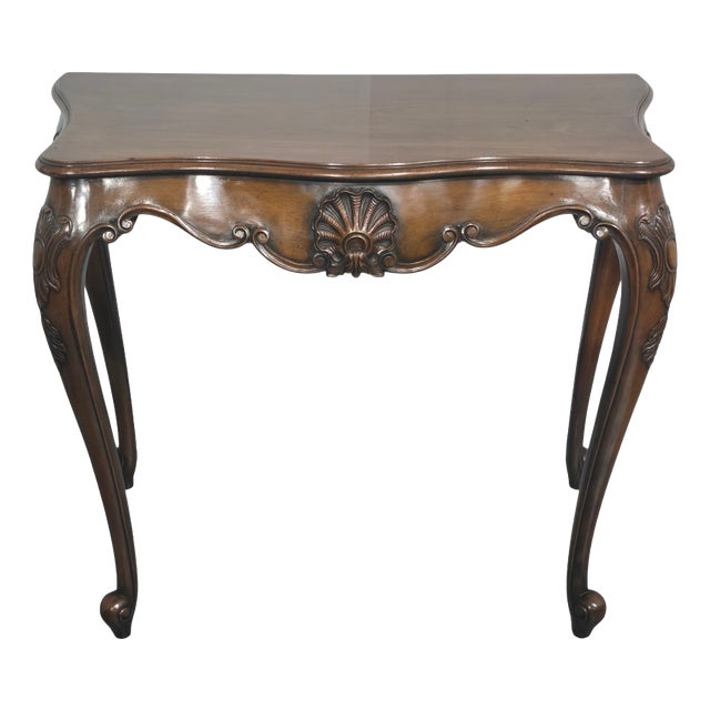 Mahogany Console Hall Table, 1900 For Sale