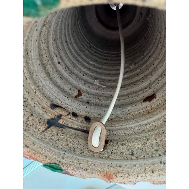 Large Brutalist Table Lamp by Lene Regius, Denmark, 1970s For Sale - Image 9 of 11