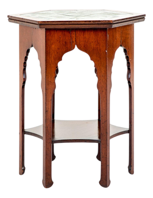 Green Tilled Top Occasional Table