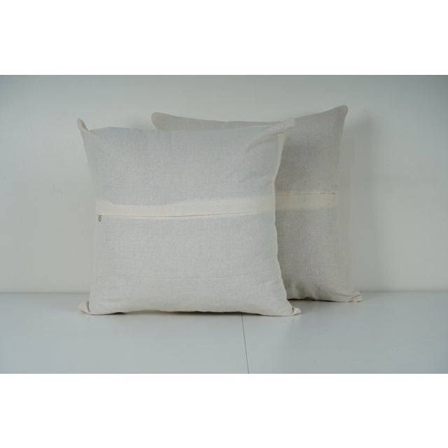 Uzbek Suzani Pillow Cover - A Pair For Sale In New York - Image 6 of 6