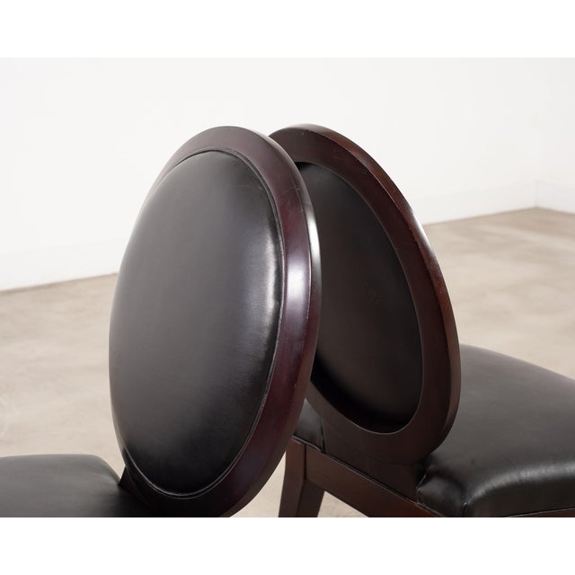 Black Set of Ten John Hutton for Donghia Grand Soleil Dining Chairs For Sale - Image 8 of 18