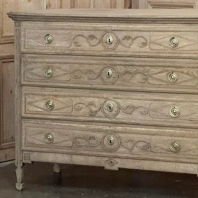 18th Century Liègeois Louis XVI Period Stripped Oak Commode For Sale - Image 11 of 18