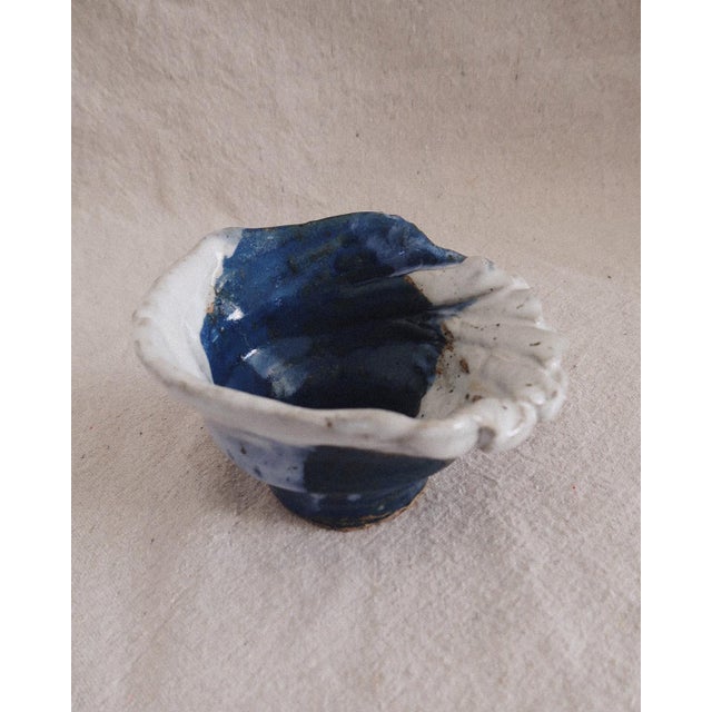 Ceramic Ceramic Pinch Bowl For Sale - Image 7 of 8
