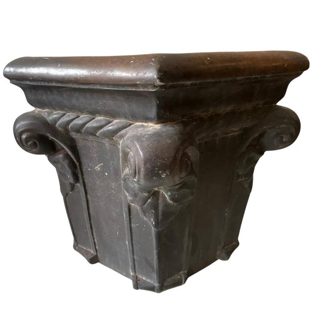 1970s Cast Stone Vintage Planters - Set of 3 For Sale - Image 4 of 12