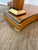 Late 20th Century Late 20th Century Empire Revival Giltwood & Burlwood Demilune Console Table With Black Marble Top For Sale - Image 5 of 11