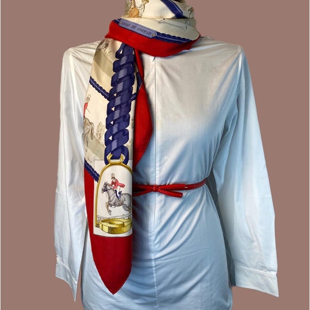 Foulard HERMÈS Les Allures Du Cheval - Soie - Multicolore - Occasion