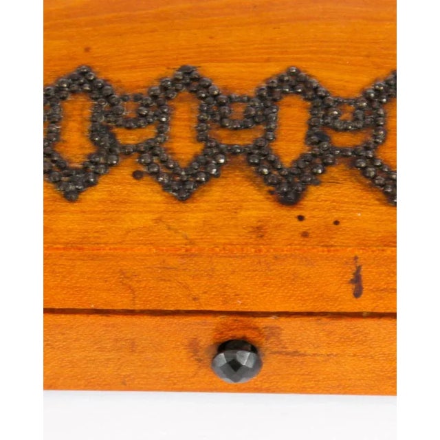 19th Century French Satinwood Ecarte Playing Card Box For Sale - Image 4 of 11