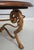 Round Leather Top Metal Base Coffee Table For Sale In Philadelphia - Image 6 of 13