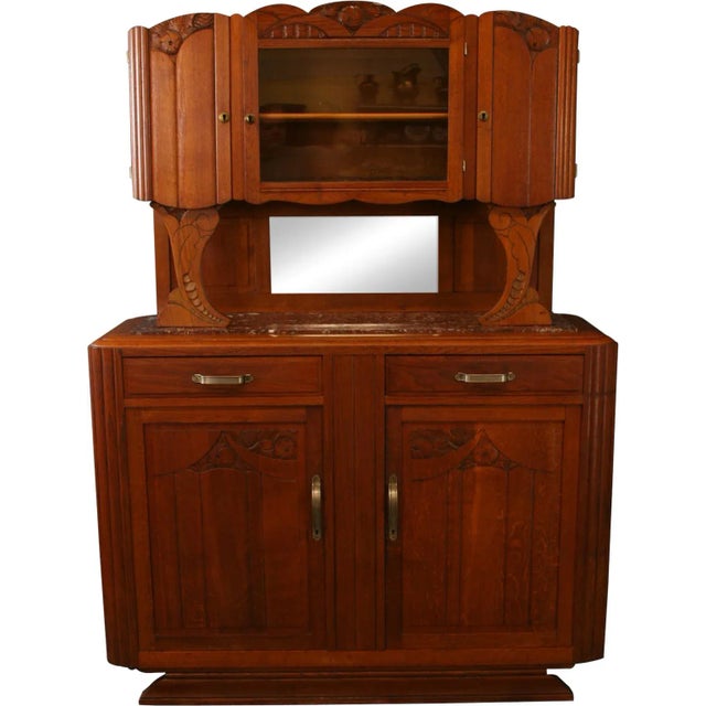 1920 Buffet Art Deco/MidCentury Modern Carved For Sale - Image 11 of 12