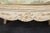 Pair Louis XV Style French Cream Distressed Painted Cane Back Armchairs For Sale - Image 13 of 16