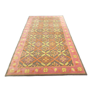 5ft5in × 10ft3in Custom Made Wool + Silk Carpet