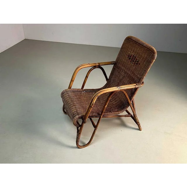 Rattan Lounge Chair by Erich Dieckmann, 1930s For Sale - Image 11 of 13