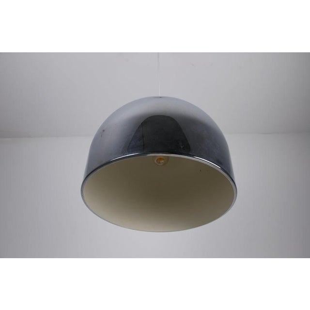 Vintage German Chrome Pendant Lamp from Staff, 1970s For Sale - Image 4 of 9