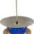 Metal Blue & Yellow Hanging Light by Bent Nordsted for Lyskær Belysning, 1970s For Sale - Image 7 of 10