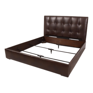 Hickory Chair by Thomas O'Brien Soho Tufted Coco Leather King Bed