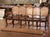19th Century French Louis XV Carved Oak Five-Seat Caned Settee For Sale - Image 12 of 12