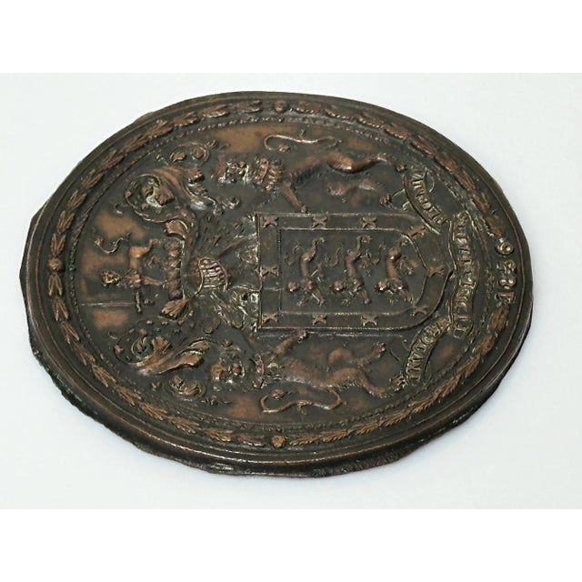19th Century Early 19th Century Royal Hereford City Coat of Arms Plaque C1836 For Sale - Image 5 of 10