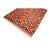 1890s Antique Rustic Red Allover Geometric Native American Navajo Flat Weave Rug For Sale - Image 9 of 9