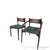 Wood Mid-Century Modern Dining Chairs in Dark Wood, 1960s, Set of 2 For Sale - Image 7 of 9