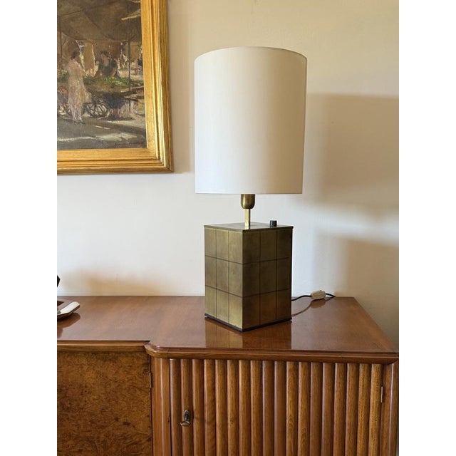 Hollywood Regency Brass Table Lamp Base, 1970s For Sale - Image 4 of 13