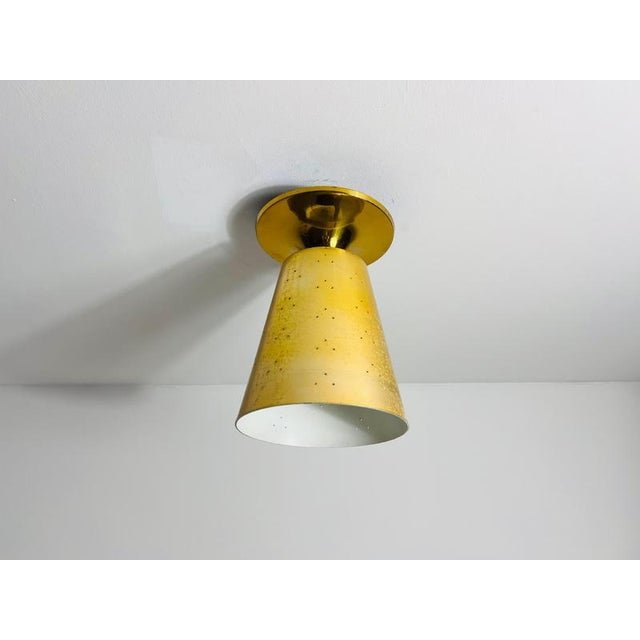 Mid-Century Brass Sputnik Ceiling Lamp, Italy, 1960s For Sale - Image 4 of 11