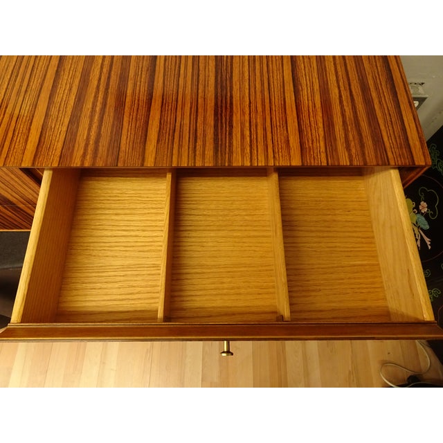 Floating Zebrawood Sideboard From the Directional Custom Collection 1967 For Sale - Image 13 of 16