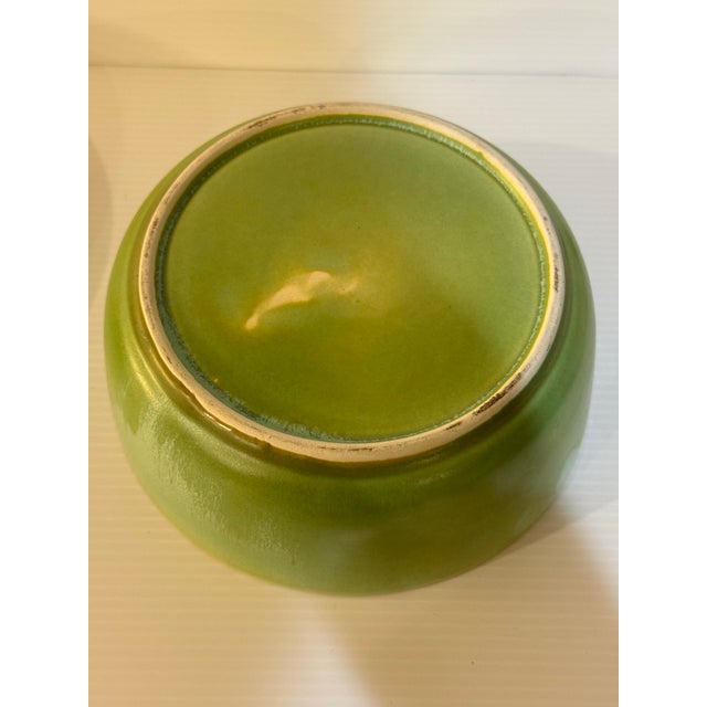 Vintage Wade California Apple Motif Covered Art Pottery Bowl For Sale - Image 11 of 12