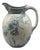 Large Antique Blue and White Vase Earthenware Pitcher from Royal Doulton, England, 1891 For Sale