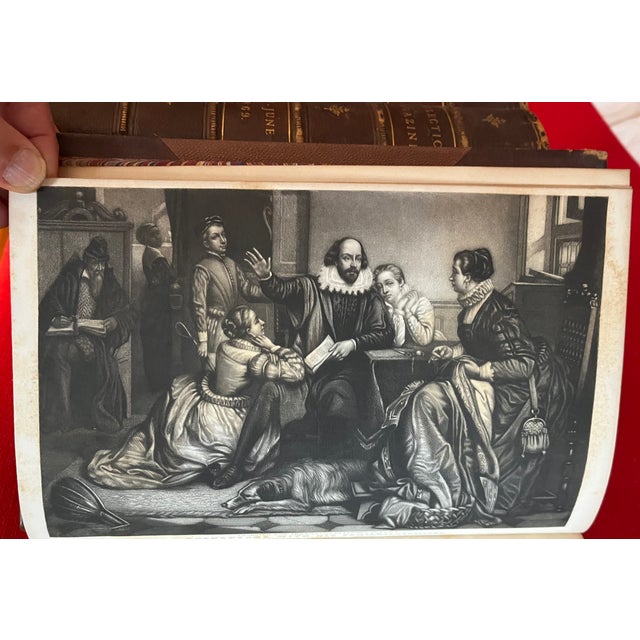 Fine Leather Bindings - Civil War Era Books - Eclectic Magazine Published in New York City - 7 Volumes For Sale - Image 10 of 11