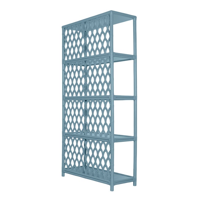 David Francis Casablanca Etagere, Pool Blue For Sale - Image 4 of 5