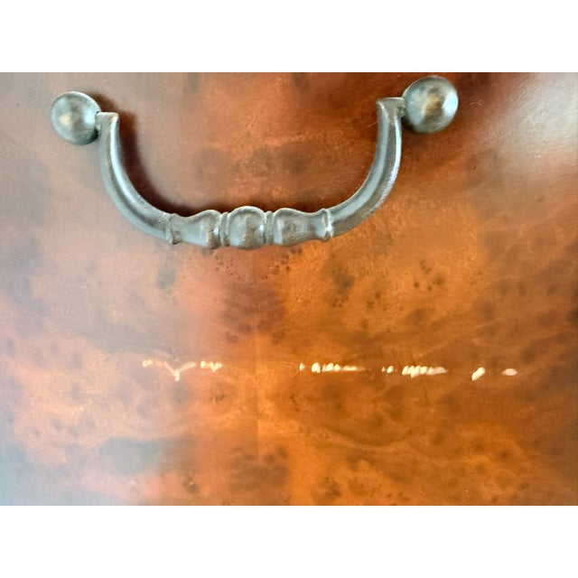 Late 19th Century Pair of Inlaid Rosewood Nightstands For Sale - Image 4 of 7