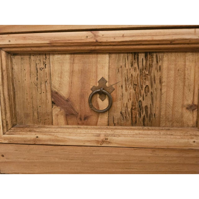 Late 19th Century Rustic Knotty Pine Chest of Drawers For Sale - Image 13 of 18