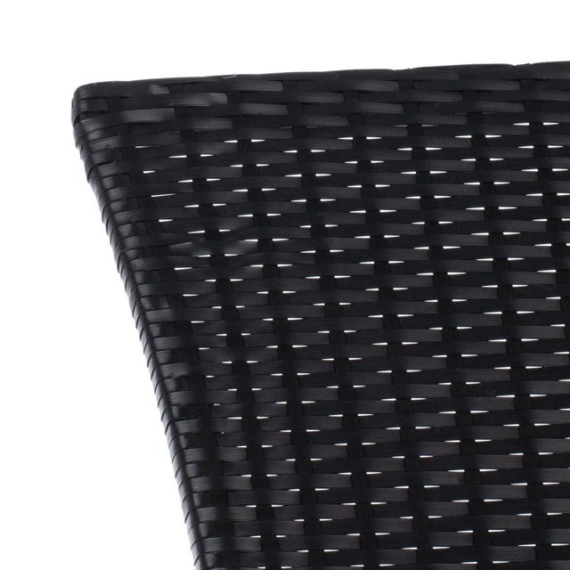 Spritely Home Edna 3-Piece Lounge Set, Black/White Cushion For Sale - Image 4 of 9