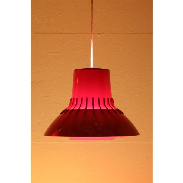 Danish Space Age Pendant Lamp by Svend Middelboe for Nordisk Solar Compagni, 1970s For Sale - Image 10 of 13