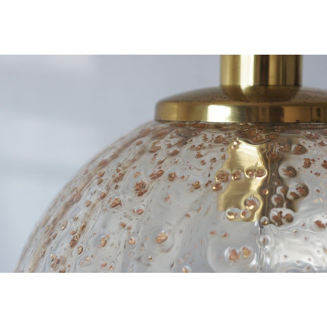 Mid-Century Modern Large Italian Ceiling Lamp For Sale - Image 3 of 5